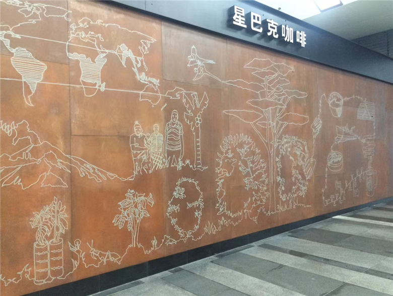 昌邑耐候钢幕墙